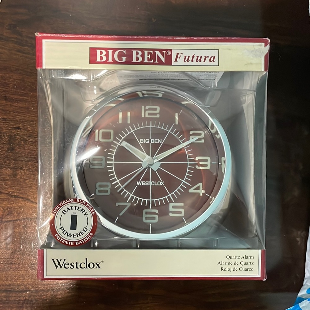 NIB Big Ben Futura Clock